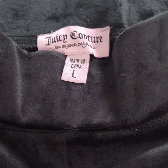 Juicy Couture Bling Velour Tracksuit Hoodie and Shorts Set NWT - Picture 8 of 8